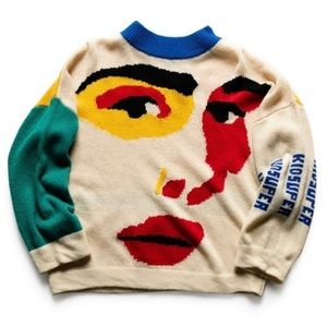 Kid Super Face Knit Sweater